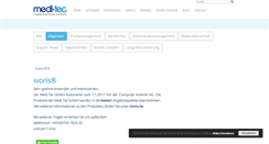 Desktop Screenshot of medi-tec.info